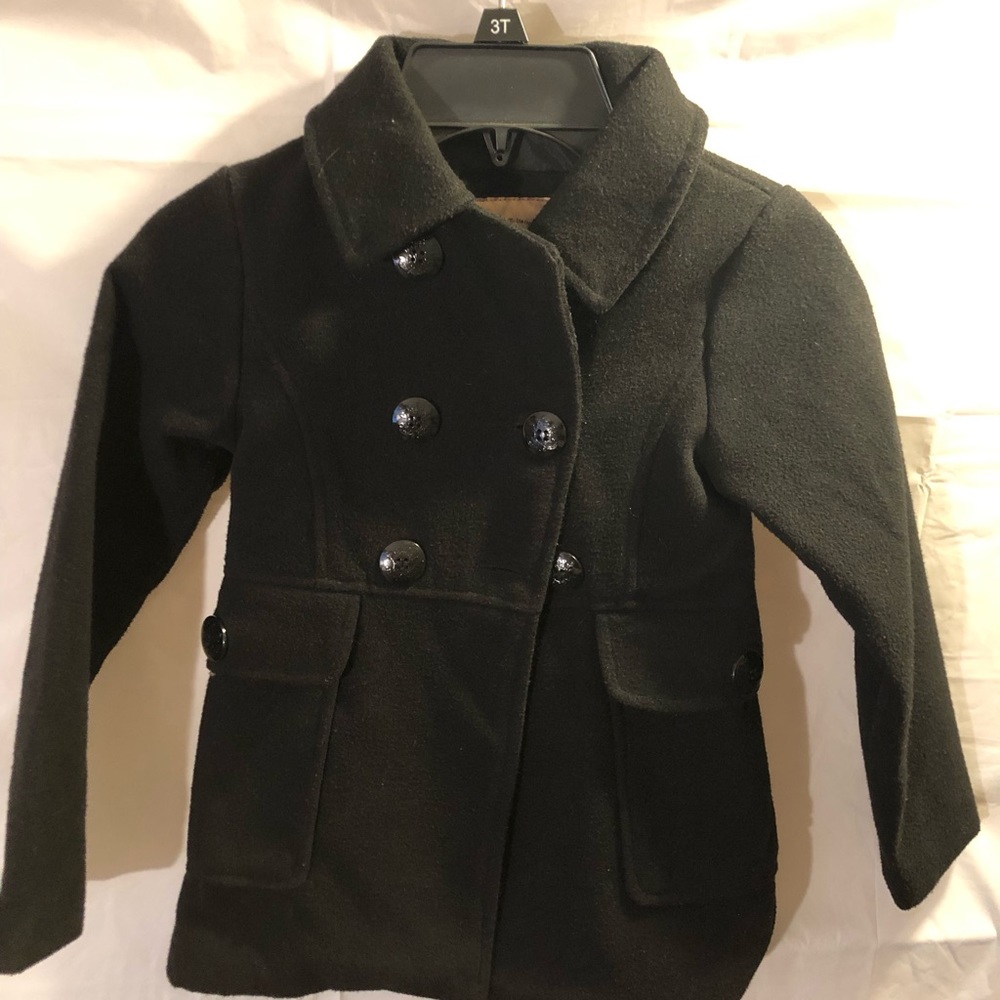 Black Peacoat toddler size 4t